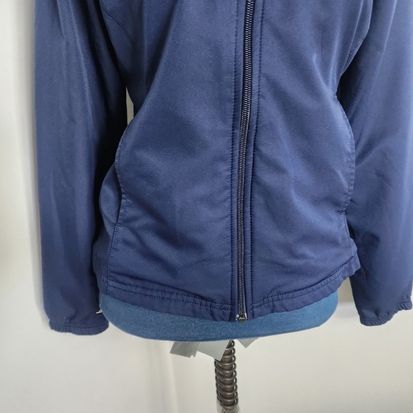 Reebok Navy Blue Track Jacket Mesh Lining - Picture 4 of 9